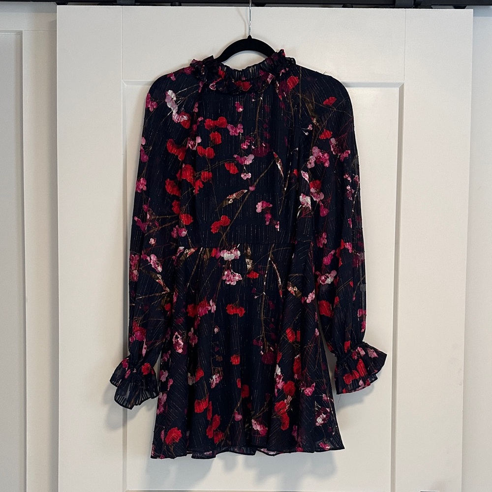 House of Harlow 1960 Floral Ruffle Dress